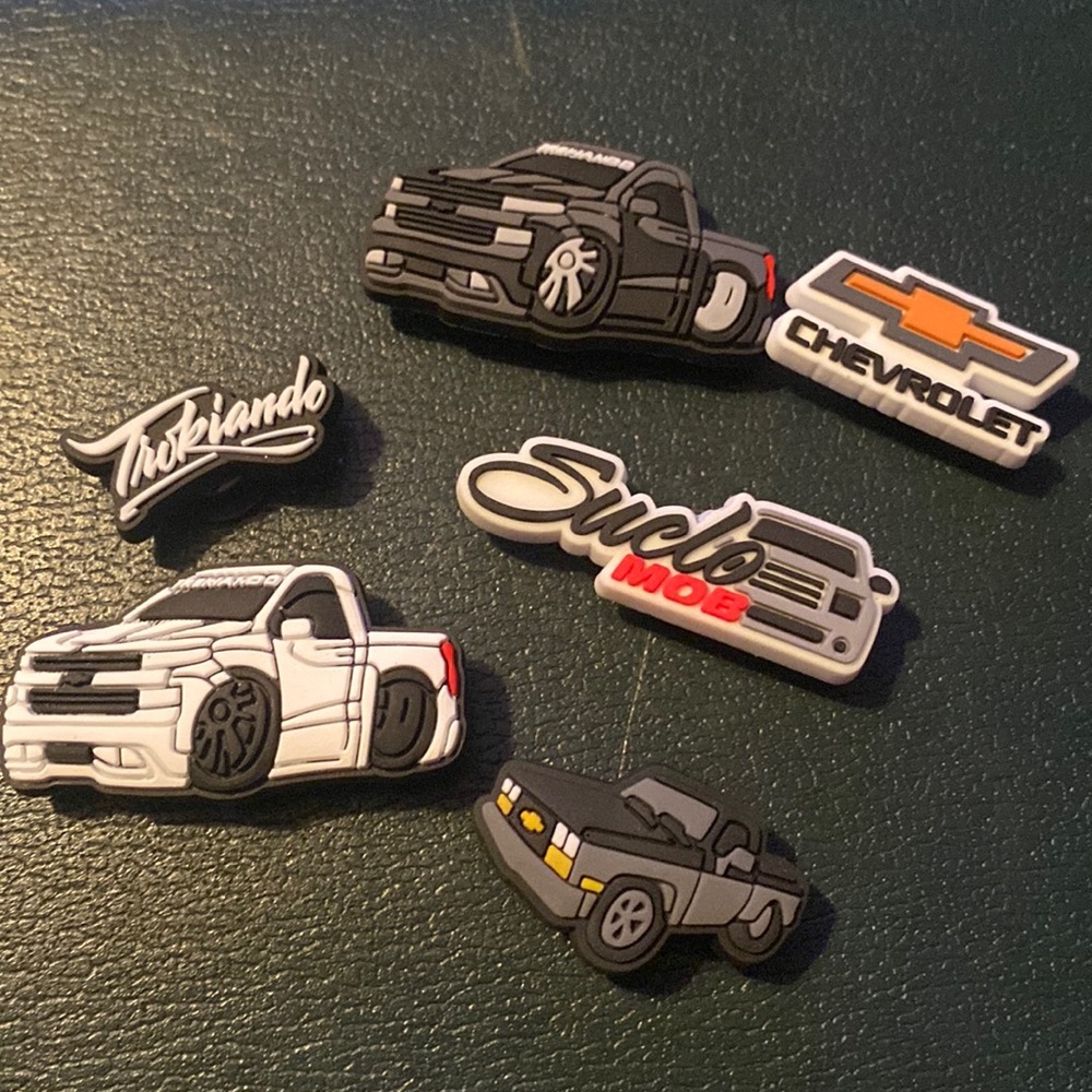 Truck croc charms